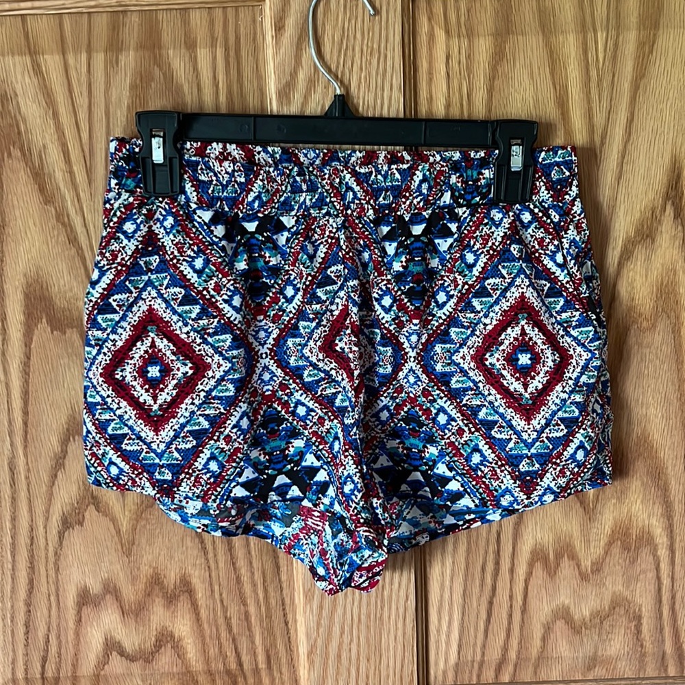 Aztec Print Shorts